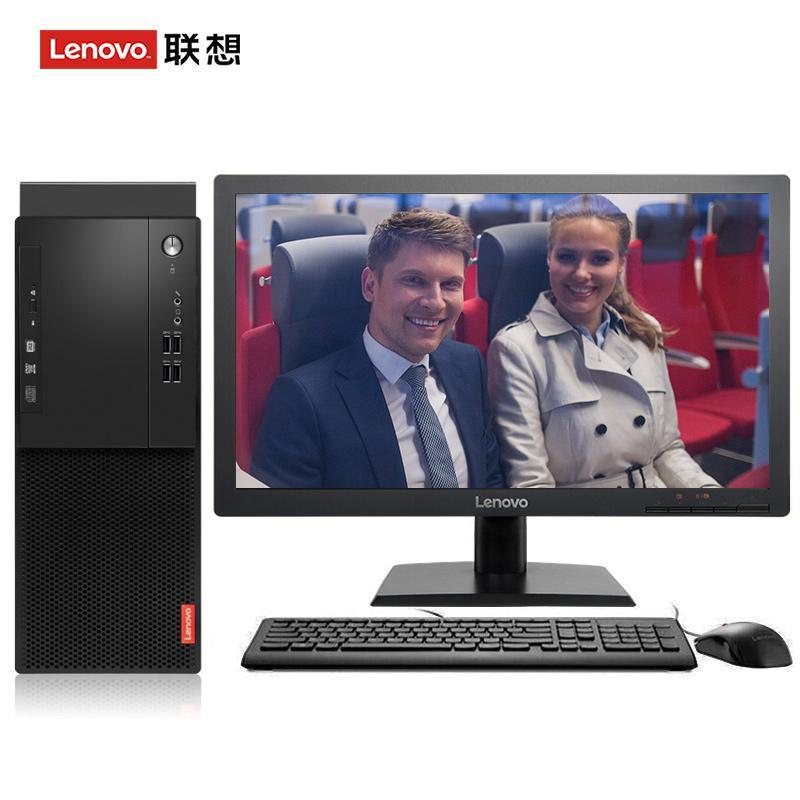大黑屌入白虎联想（Lenovo）启天M415 台式电脑 I5-7500 8G 1T 21.5寸显示器 DVD刻录 WIN7 硬盘隔离...